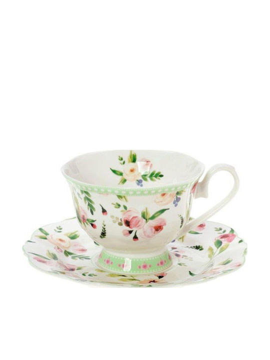 Cryspo Trio Cup Coffee Porcelain Green 100ml