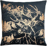 Fylliana Christmas Decorative Pillow Square Blu...