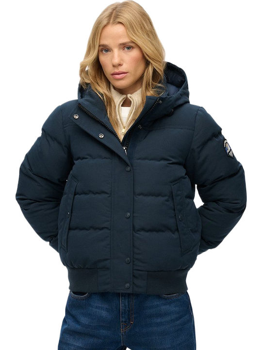 Chaqueta De Senderismo Superdary Jacquard Puffer Para Mujer SUPERDRY