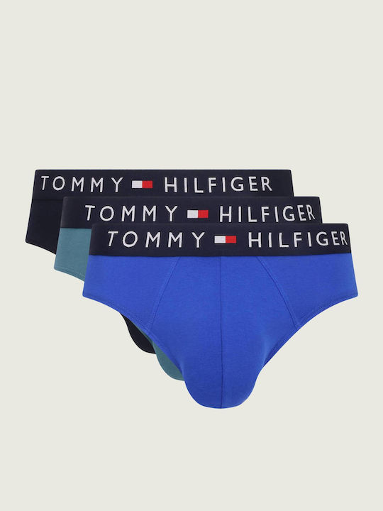 Tommy Hilfiger Herren Slips Blau 3Packung