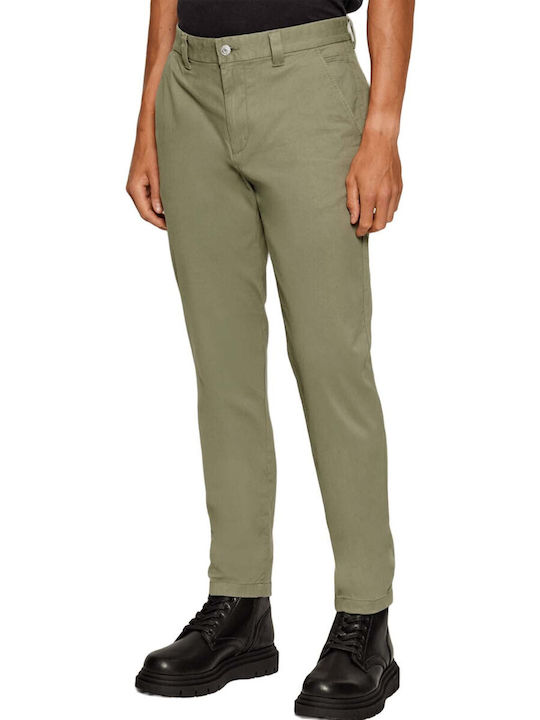 Tommy Hilfiger Παντελόνι Chino Λαδί