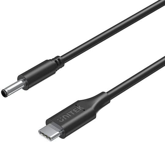 Unitek Ucl Usb-c To Dc Cable 1.8m 65w Dell 4.5*3.0mm C14120bk
