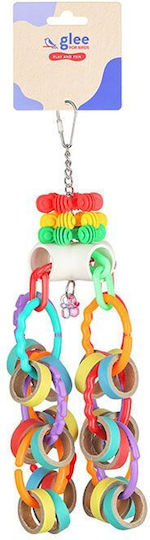 Glee Hanging Bird Toy Bagel Cascade 32cm