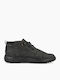 Leather Gray Men's Boots