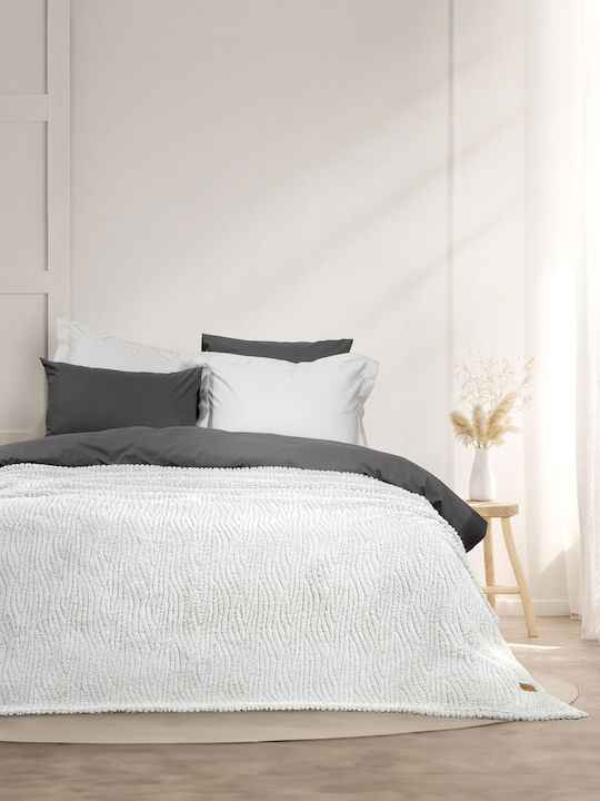 Nima Serenus Fleece Blanket Double 220x240cm Gray