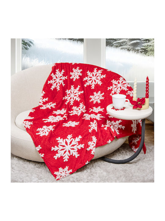 Nima Snowtime Κουβέρτα Fleece Καναπέ 130x170εκ. Snowtime