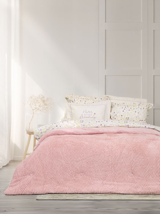 Nima Duvet Cover Single 160x220cm Velva Rose 72...