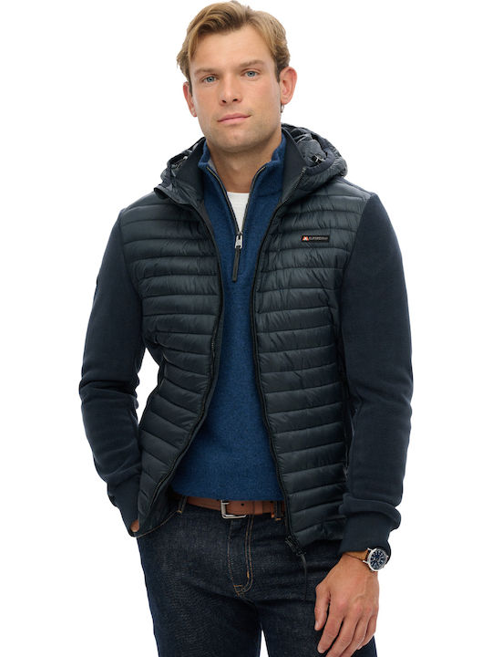 Superdry Storm Μπουφάν Puffer Dark Blue