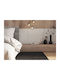 3D Wall Panels Plastic with Glue Screw-on Gray 30x30cm 4 Pieces