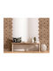 Panouri Decorative 3D Din MDF Cu Adeziv / Cu Filet Clint Negru 56.5x69cm