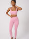 Training Women's Firming High Waist & Push Up Pink Leggings