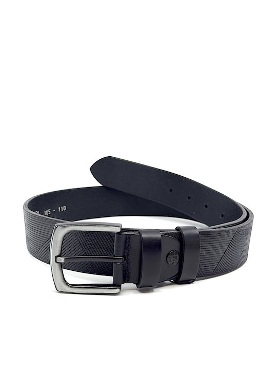 Legend Accessories Wide Men's Belt Leather Black