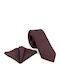 Legend Accessories Set de Cravată pentru Bărbați Monocromie în Culorea Violet