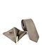 Legend Accessories Men's Tie Set in Brown Color