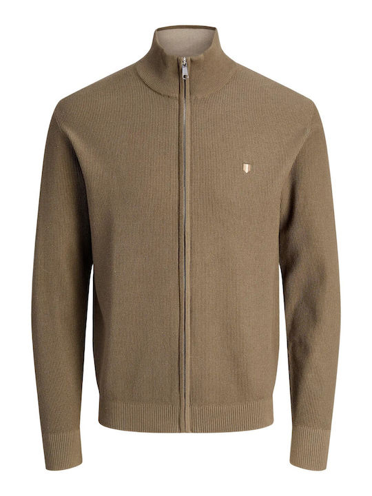 Jack & Jones Men's Knitted Cardigan Stone Gray 12284356 | Skroutz.mt