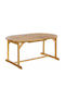 Garden & Terrace Table from Acacia Berwyn 1977 Light Wood Shade 100x74cm