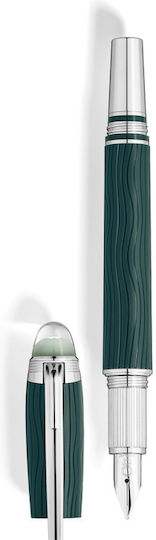 MontBlanc Starwalker Füllfederhalter Grüne mit Blauer Tintenfarbe