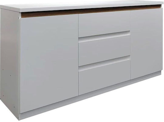 Μπουφές Chiemo mit Schubladen Natural Shade 160x40x93.6cm Μπουφές Chiemo mit Schubladen Natural Shade 160x40x93.6cm