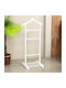 Beta Mobilier de Intrare cu Cuier Alb 48x35x120cm