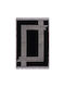 Beauty Home Rectangular Living Room Rug Black 133x190cm