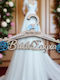 Bridal Handmade Hanger Name Date