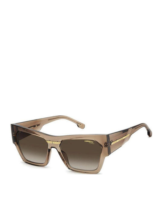 Carrera Victory C Unisex Sunglasses with Brown Horn-Rimmed Frame and Grey Gradient Lenses 19/S 09Q/HA
