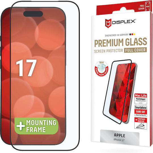 Displex 3D Закалено стъкло за цялото лице (iPhone 17, iPhone 17 Pro, DISPLEX)