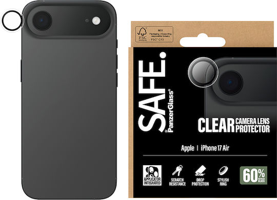 SAFE by PanzerGlass Safe Camera Protection Tempered Glass Transparent for the iPhone 17 Air