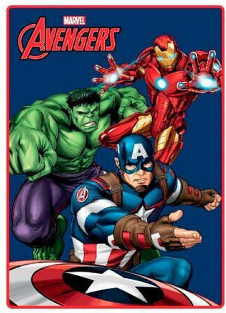 Marvel Blanket Fleece Multicolored 100x140cm