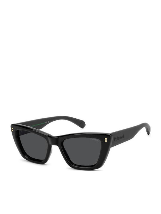 Polaroid Women’s Sunglasses With Black Horn-Rim...