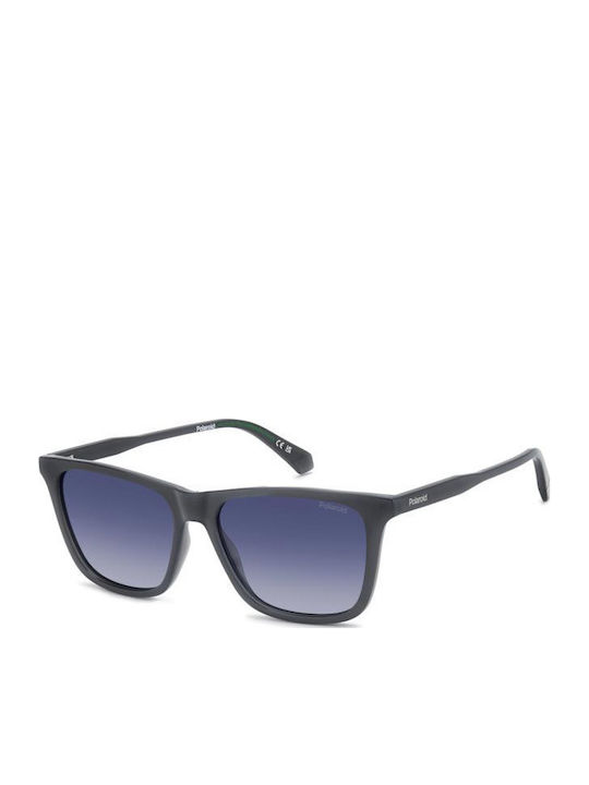 Polaroid Herren Sonnenbrille mit Gray Kunststof...