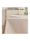 To megalo pazari Tablecloth Linen with Embroidery Linen 140x180cm