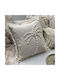Aberto Design Decorative Pillow Case Den from 100% Cotton Beige 43x43cm.