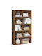 Βιβλιοθήκη Καφέ 76x24x134.2εκ.
