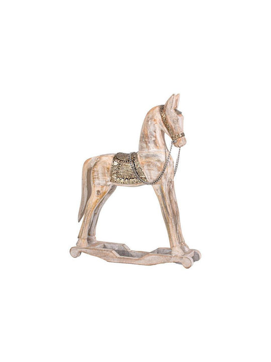 Fylliana Decorative Horse made of Wood Fl6561 27x8x34cm 1pcs