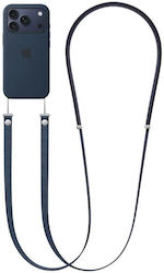 Apple Crossbody Strap Каишка за врата за мобилни телефони Blue