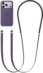 Apple Crossbody Strap Λουράκι Λαιμού για Κινητά Purple
