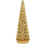 Weihnachtsdekoration Baum 42cm Batterie Gold