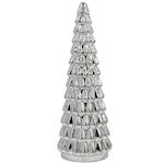 Weihnachtsdekoration Baum 42cm Batterie Silber