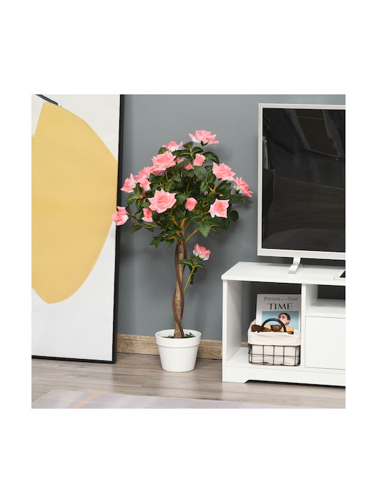 Outsunny Artificial Tree Artificial Plant Cemen...
