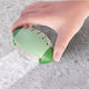 Reusable Lint Roller Handle Removing Pet Hair Made Silicone Strong Adhesive Washable Under Running Water Green