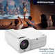 Mini Projector LCD Full HD Λάμπας LED με Wi-Fi και Ενσωματωμένα Ηχεία
