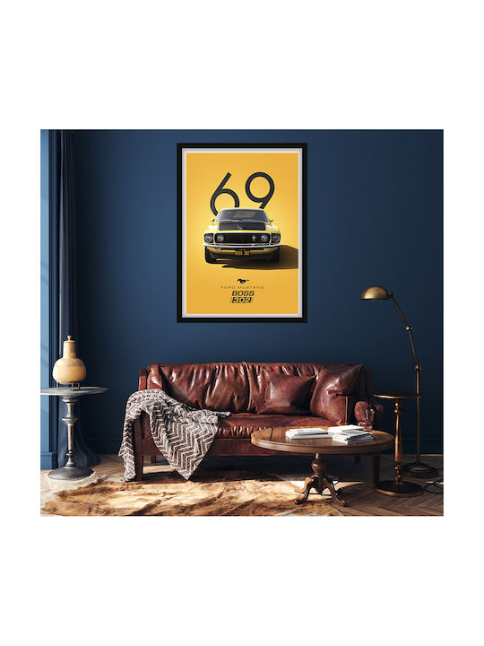 Poster Ford Mustang Boss 302 Cr004 30cm X 40cm ...