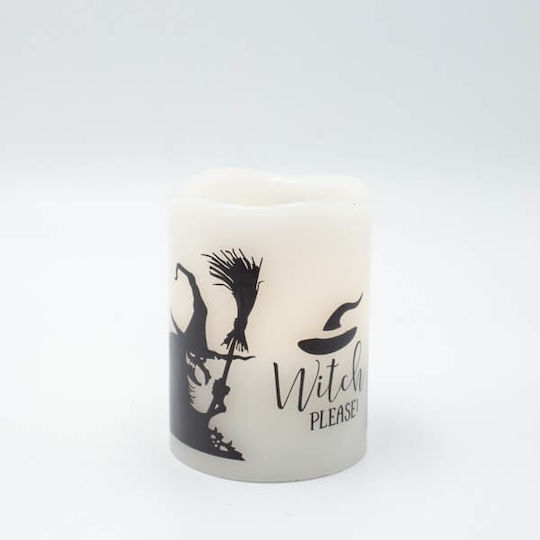Eurolamp Decorative Light Warm White Wax 7.5x10cm