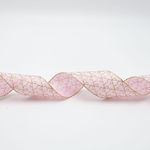 Eurolamp Christmas Ribbon Pink 914x6.3cm 1pc