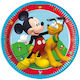 Mickey Mouse Dessert Plates 8 Pieces