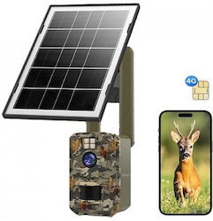 BG58 Jagdkamera für Landwirte und Imker mit 4G/Bluetooth 3MP HD Nachtsicht Zwei-Wege-Audio Solarpanel IP66