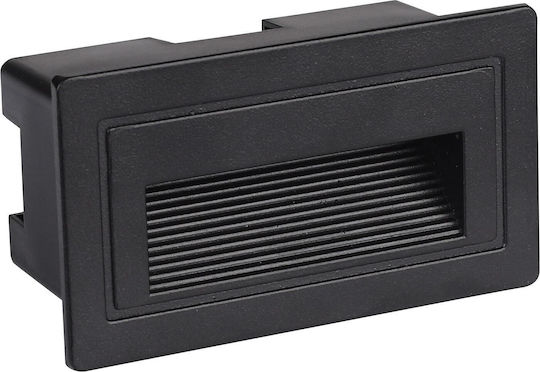 Optonica Стенно Външно Осветително Тяло LED IP65 3W с Естествено бяло Светлина