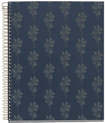 Miquelrius Τετραδιο Ριγε Σπιραλ 100 Φυλλα 14.8x21cm 70gr British Bloom Bouquets