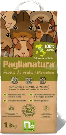 Pet Camelot Paglianatura Hay Rabbit Rodents Stable Meadow Hay 1.3kg